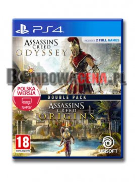 2w1: Assassin's Creed Origins & Odyssey [PS4] PL, NOWA