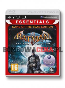 Batman: Arkham Asylum [PS3] GOTYE, Essentials, NOWA