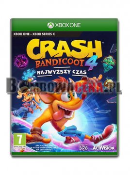 Crash Bandicoot 4: Najwyższy czas [XBOX ONE] PL, NOWA