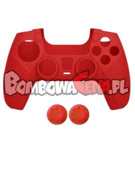 Czerwona nakładka Battletron na kontroler playstation 5 [PS5] NOWA