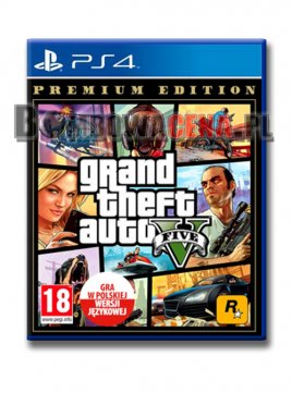 Grand Theft Auto V [PS4] PL, Edition Premium, NOWA