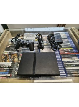 Konsola ps2 slim scph-790003, pad, okablowanie