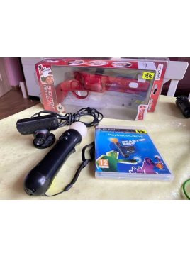 Kontroler Move + kamera + Move Sharp Shooter + Starter Disc (ps3)