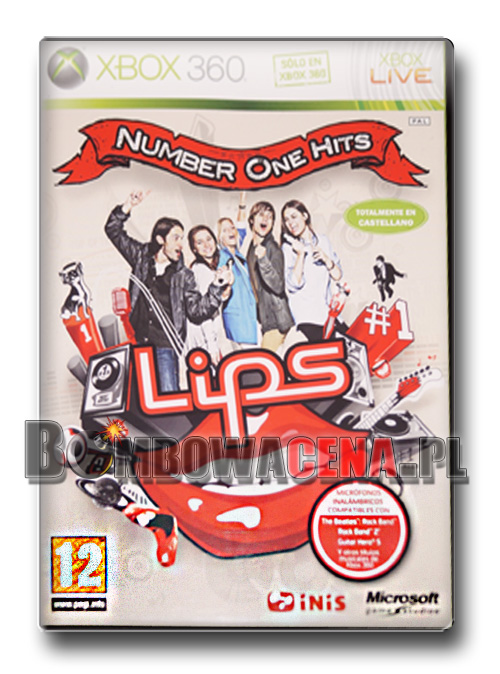 Lys brugerdefinerede Skalk Lips: Number One Hits [XBOX 360] PL :: Bombowacena.pl - sklep internetowy