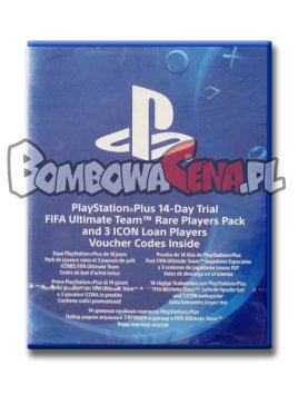 Playstation Plus PS4 14 Day Trial - FIFA Ultimate Team Rare Players Pack [PS4] NOWA