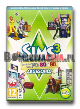 The Sims 3: Szalone Lata 70. 80. i 90. - akcesoria [PC] PL, dodatek