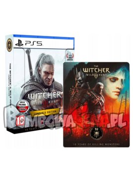 Wiedźmin 3 Dziki Gon - Edycja Kompletna + Jubileuszowy Steelbook [PS5] PL, NOWA